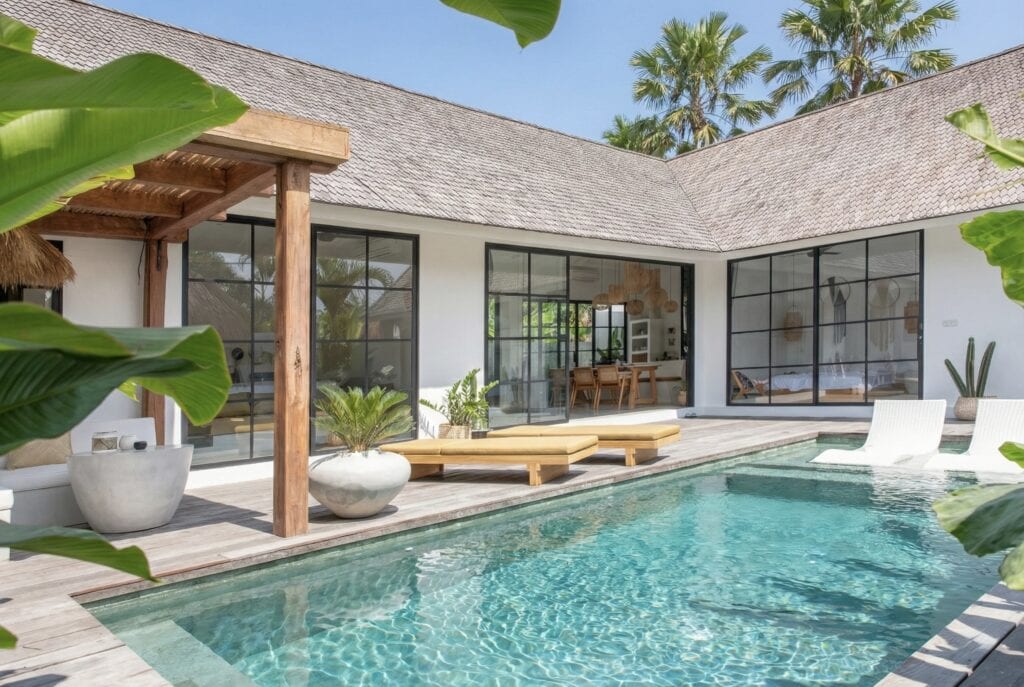 The Young Villas: Luxury tropical-modern rentals in Uluwatu, Seseh, and Canggu, Bali. Showcasing a s.