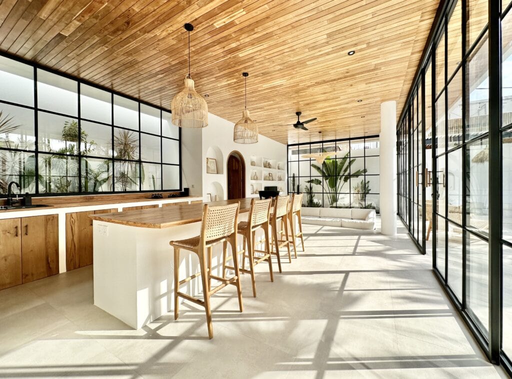 Modern Bali villa with spacious, bright interiors and contemporary minimalist decor.