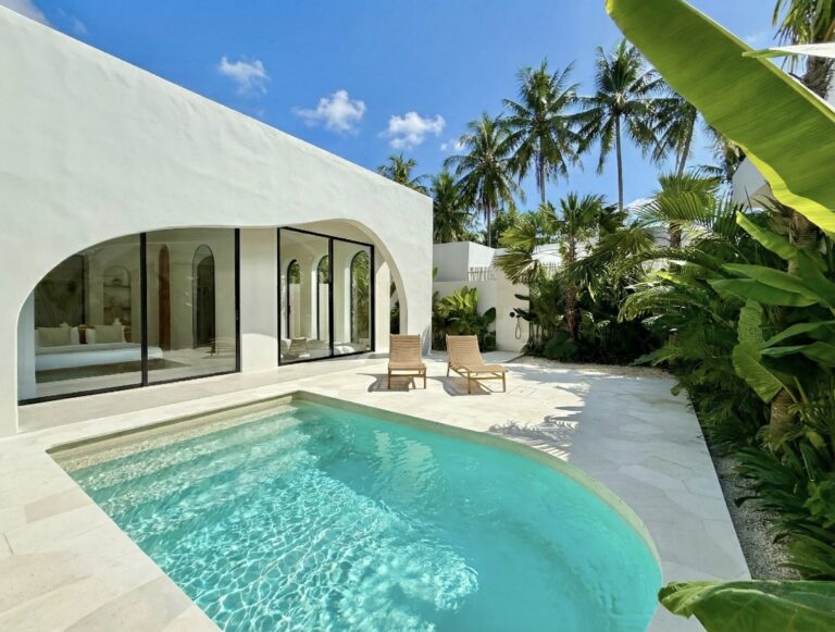 The Young Villas: Luxurious tropical-modern villa with private pool in Uluwatu, Bali, surrounded by.