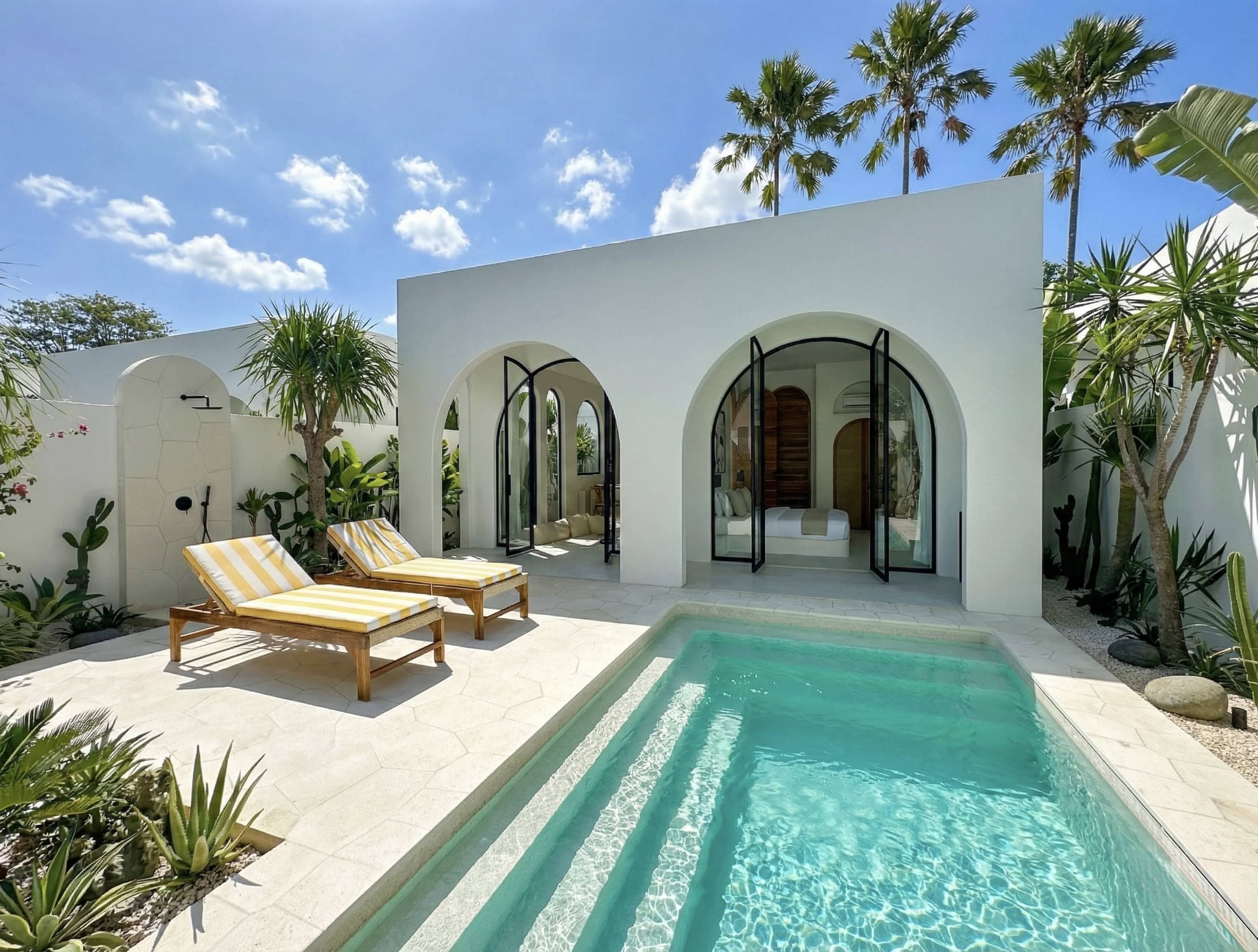 The Young Villas: Luxury tropical-modern rentals in Uluwatu, Seseh, and Canggu, Bali. Showcasing a s.