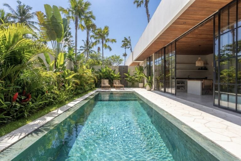 The Young Villas: Elegant tropical-modern villa with a private pool surrounded by lush greenery in U.