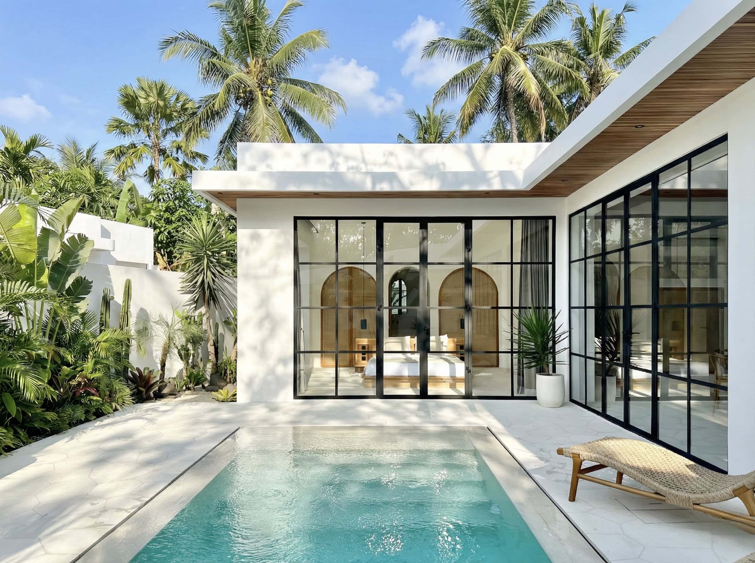 The Young Villas: Luxury tropical-modern rentals in Uluwatu, Seseh, and Canggu, Bali. Showcasing a s.