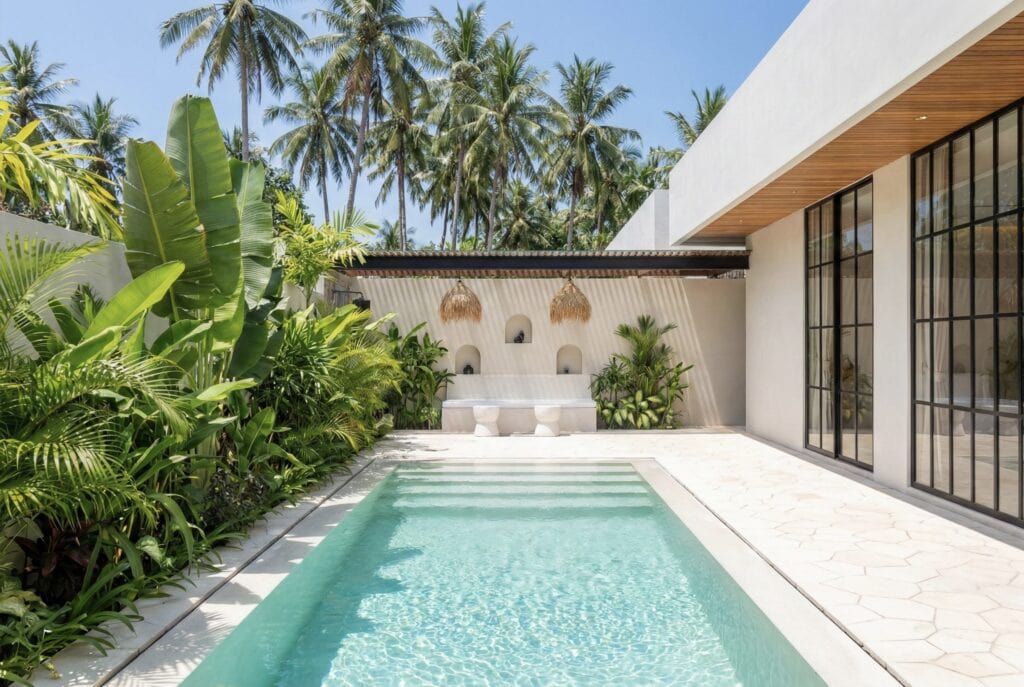 The Young Villas: Elegant tropical-modern villa with private pool in Bingin, Uluwatu, Bali.