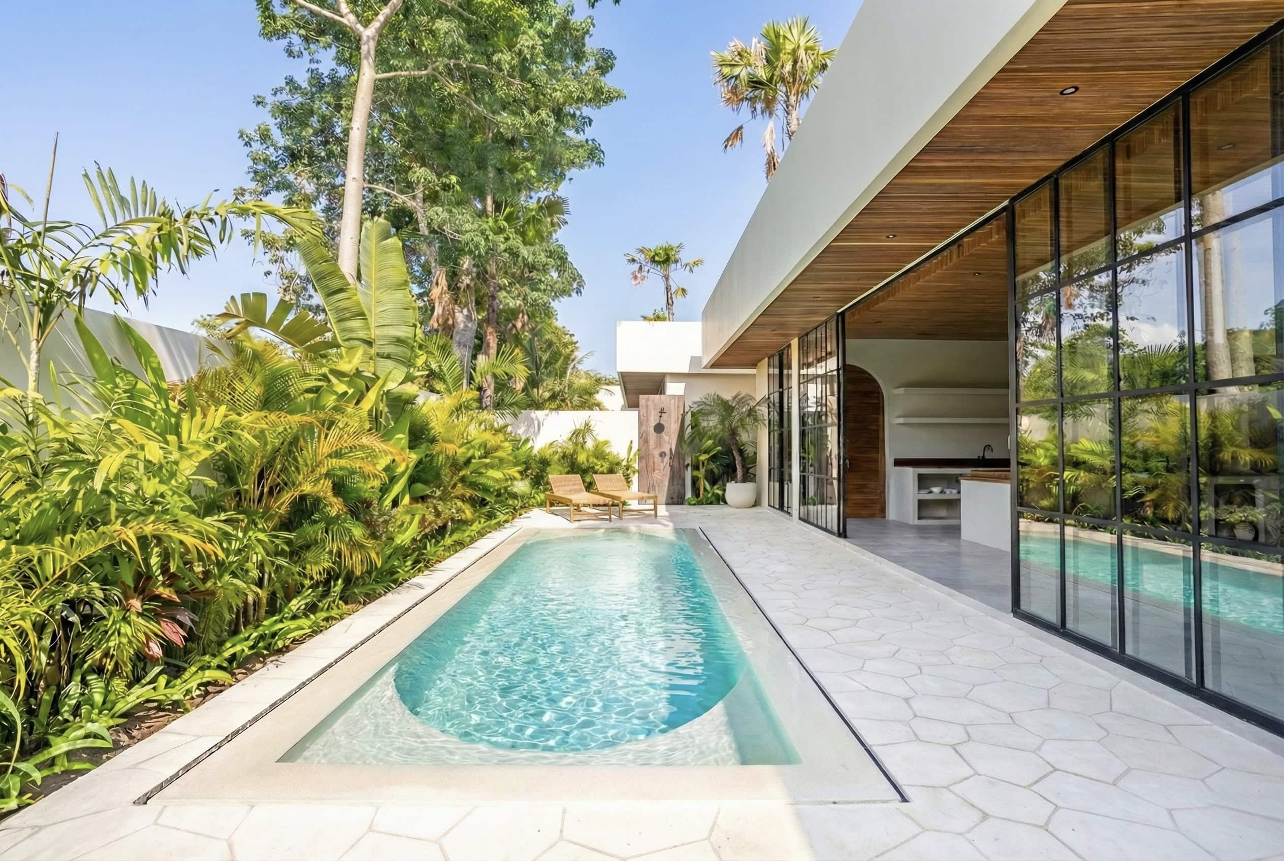 The Young Villas: Luxury tropical-modern rentals in Uluwatu, Seseh, and Canggu, Bali. Showcasing a s.