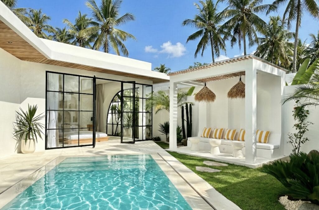 The Young Villas: Luxury tropical-modern rentals in Uluwatu, Seseh, and Canggu, Bali. Showcasing a s.