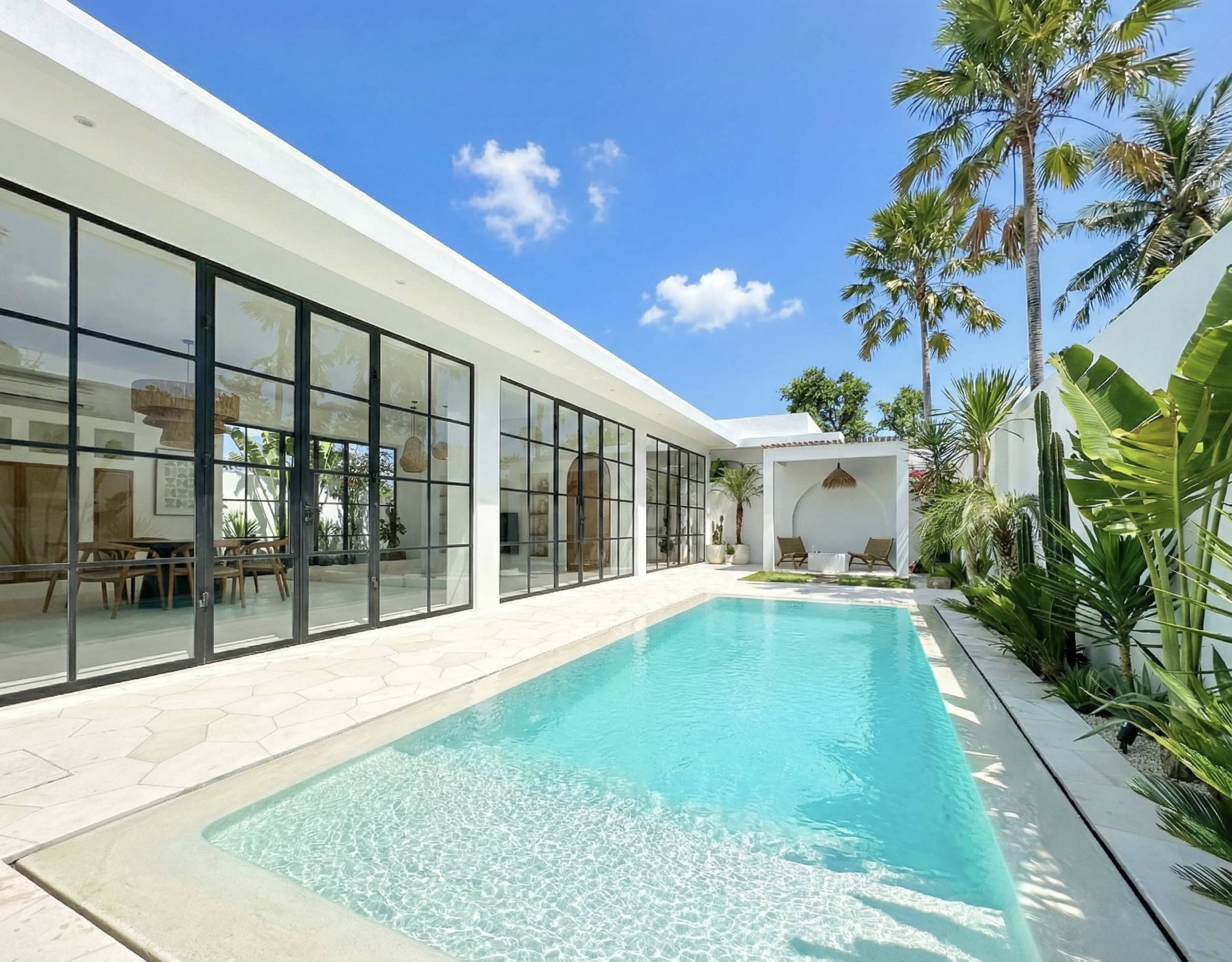The Young Villas: Luxury tropical-modern rentals in Uluwatu, Seseh, and Canggu, Bali. Showcasing a s.