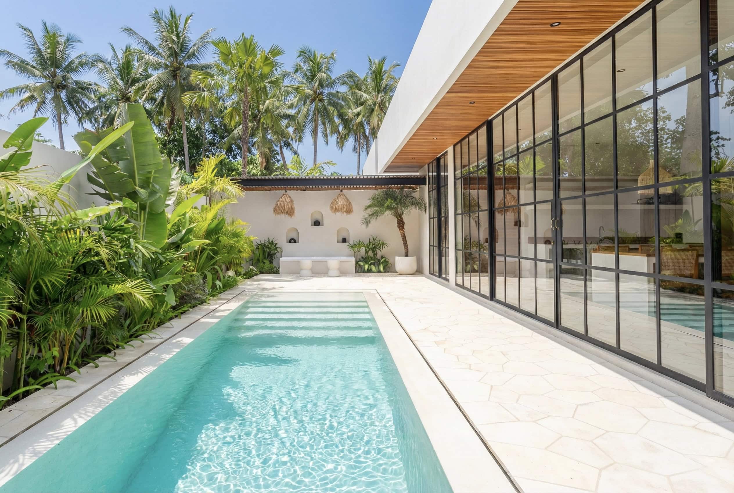 The Young Villas: Luxury tropical-modern rentals in Uluwatu, Seseh, and Canggu, Bali. Showcasing a s.