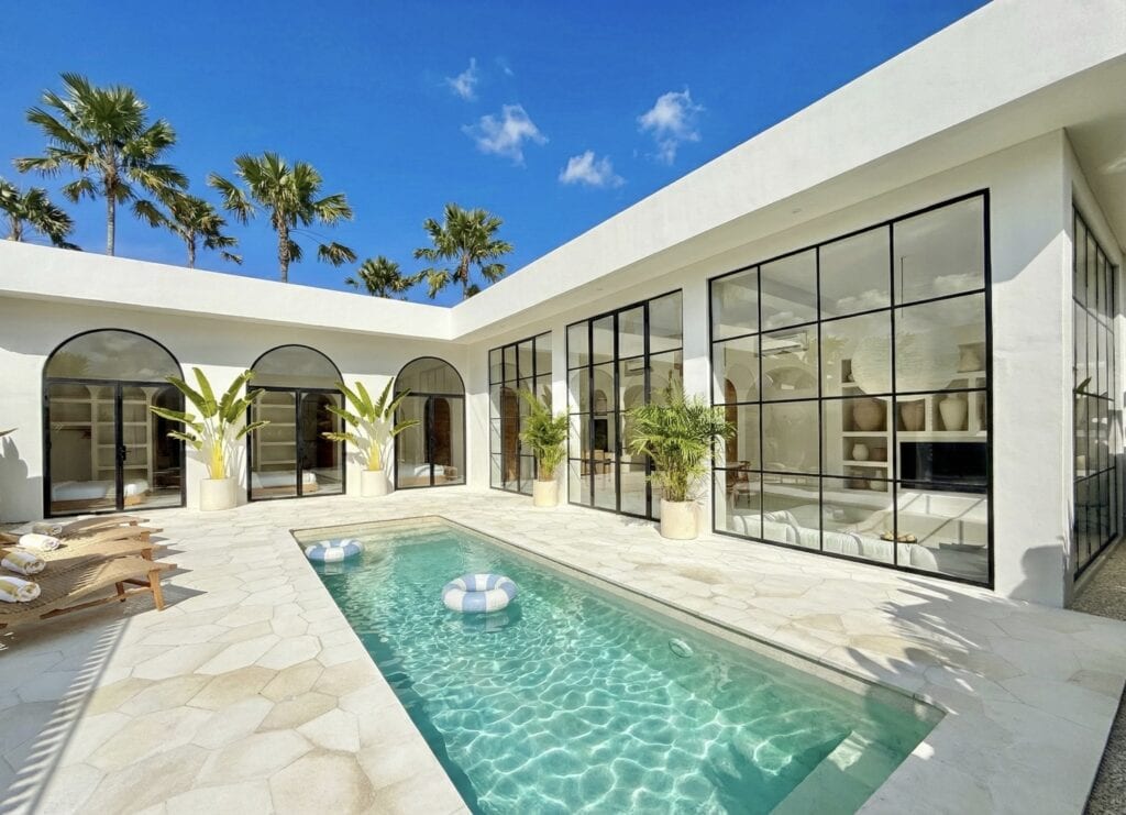 High-end minimalist design villa with pool in Uluwatu, Bali’s sought-after destination.