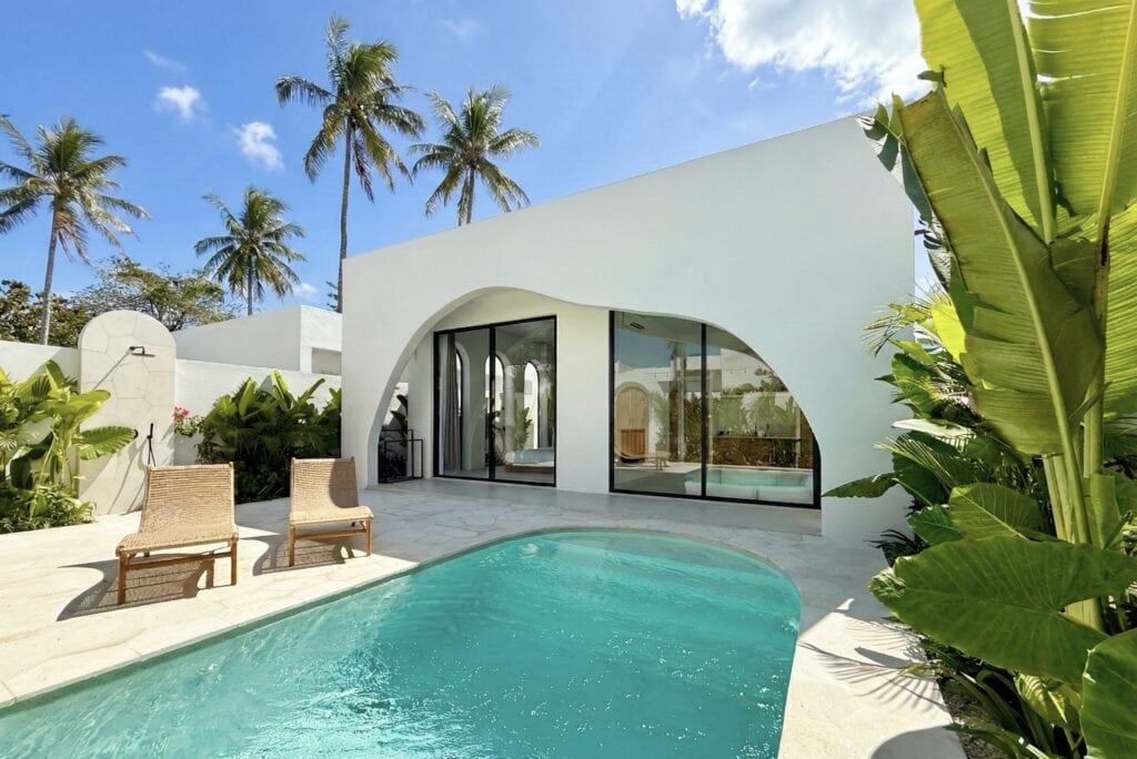 Modern luxury private pool villa at The Young Villas, the perfect home base for your dream weekend in Uluwatu.